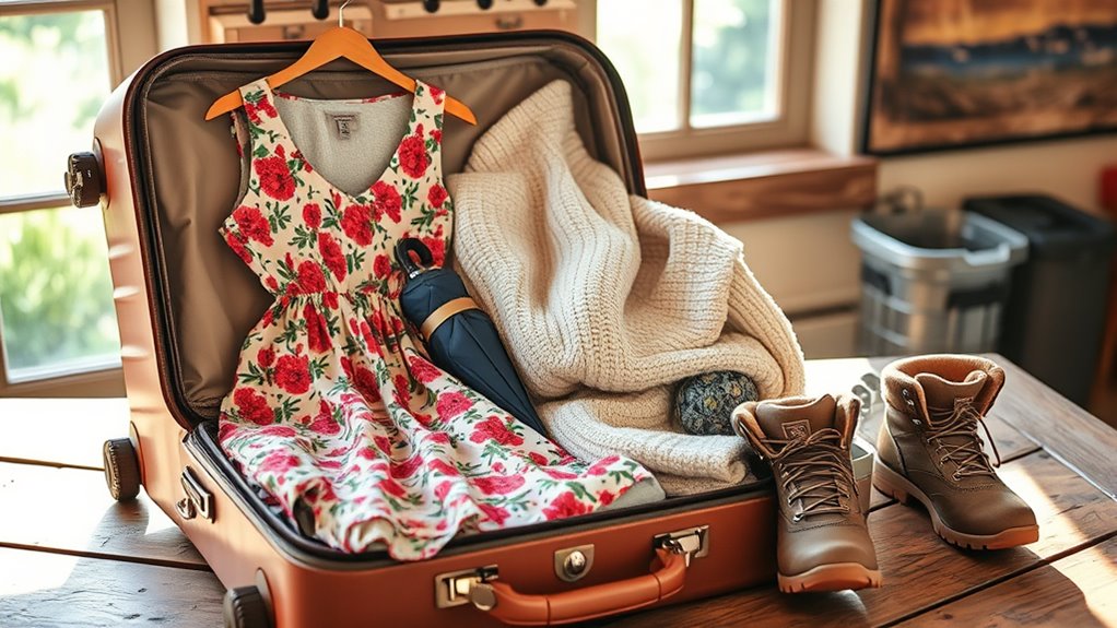 pack for diverse weather