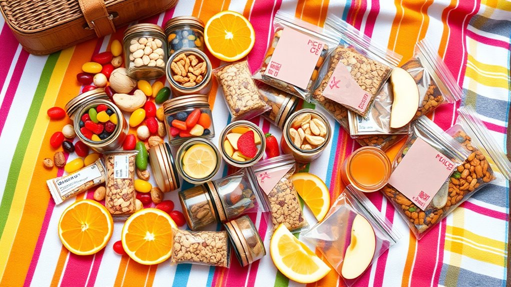 pack healthy portable snacks