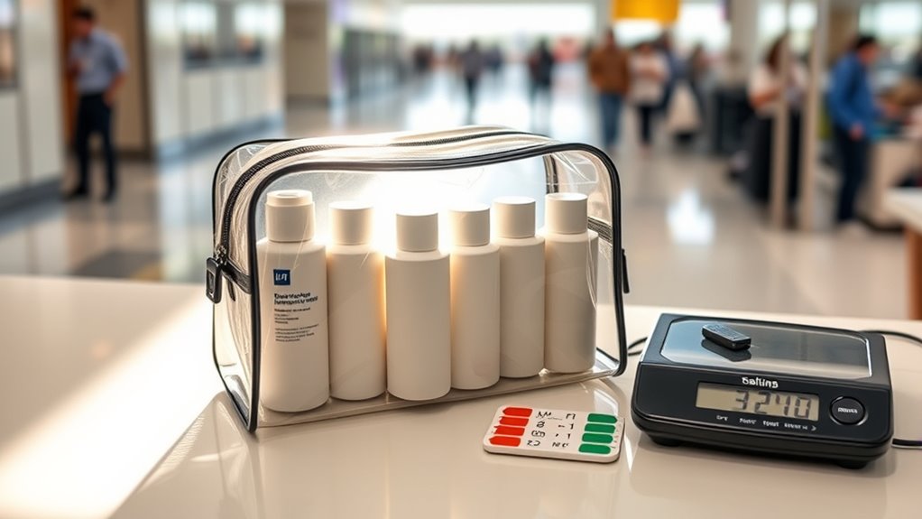 pack liquids in compliant bags