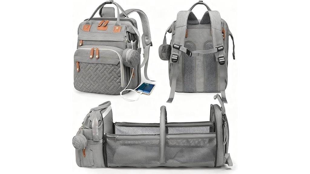 portable diaper bag backpack