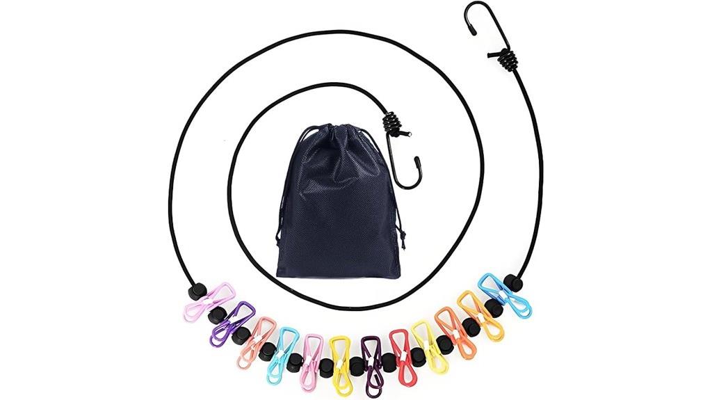 portable retractable clothesline