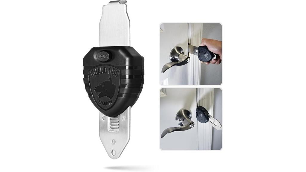 portable security door lock