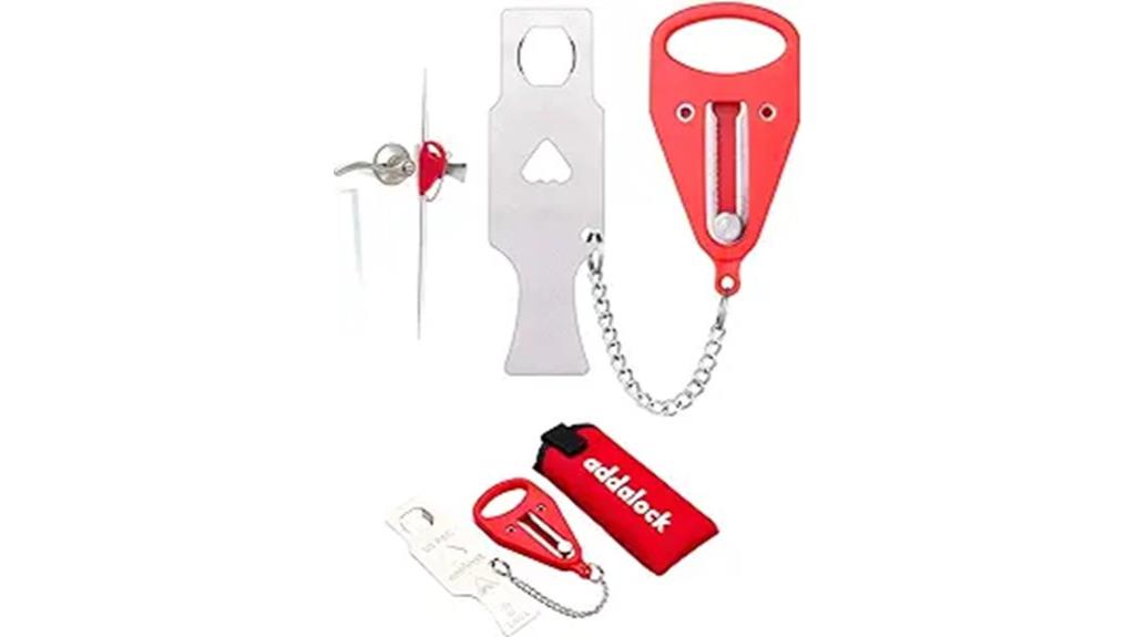 portable security door lock