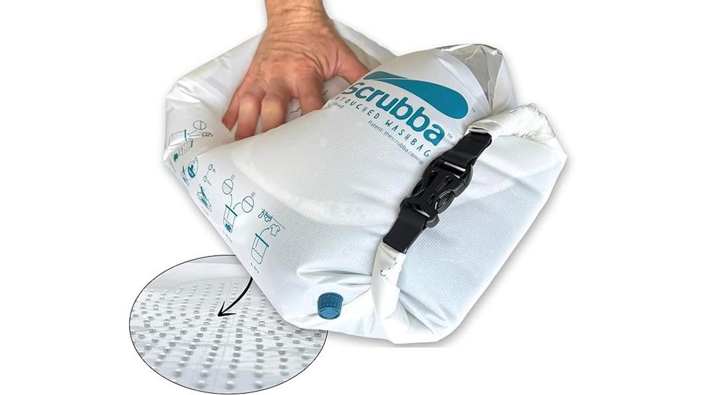 portable touchless washing bag