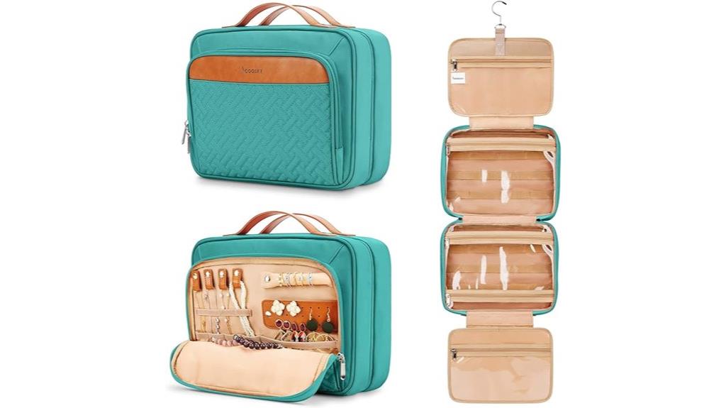 portable women s travel toiletry organizer