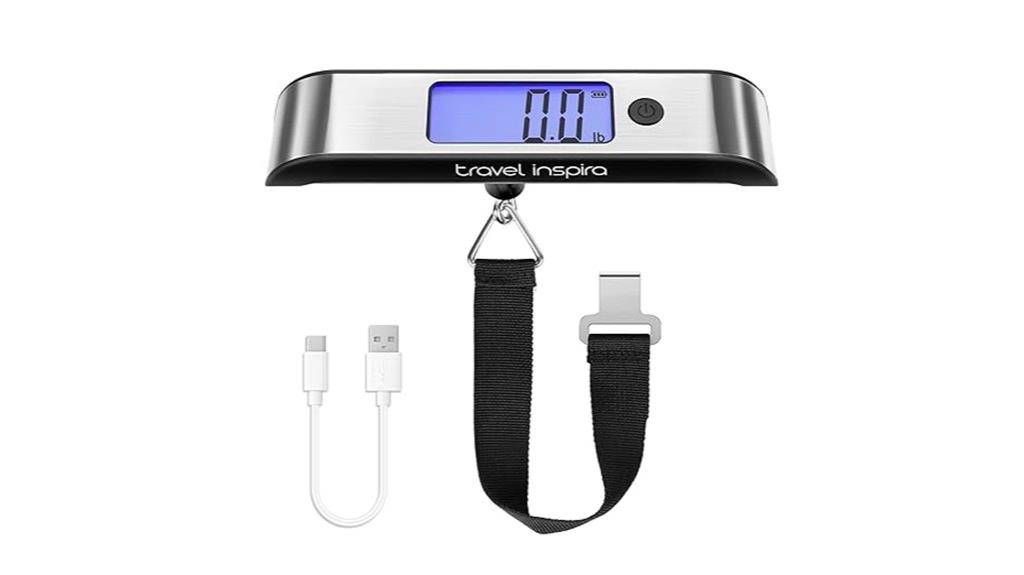 rechargeable luggage scale with backlight