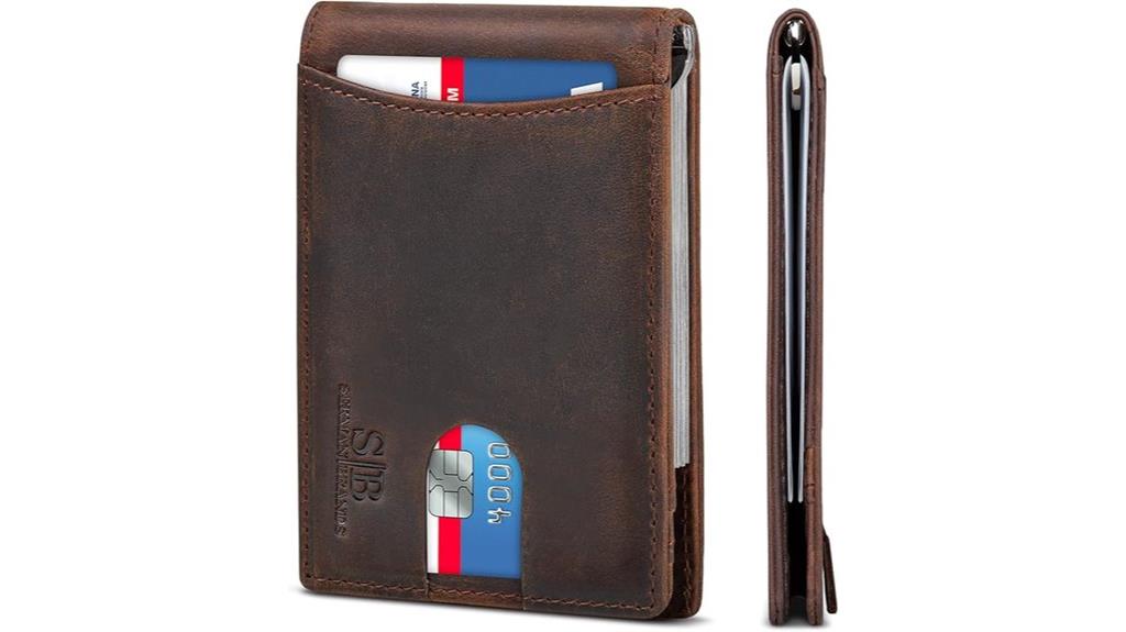 rfid blocking slim wallet