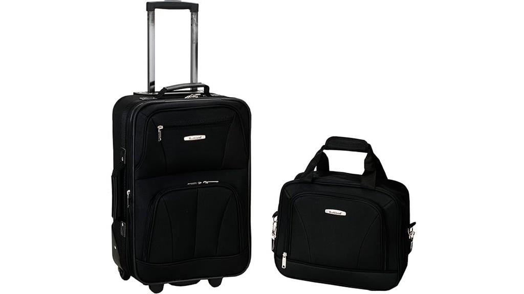rockland 2 piece luggage