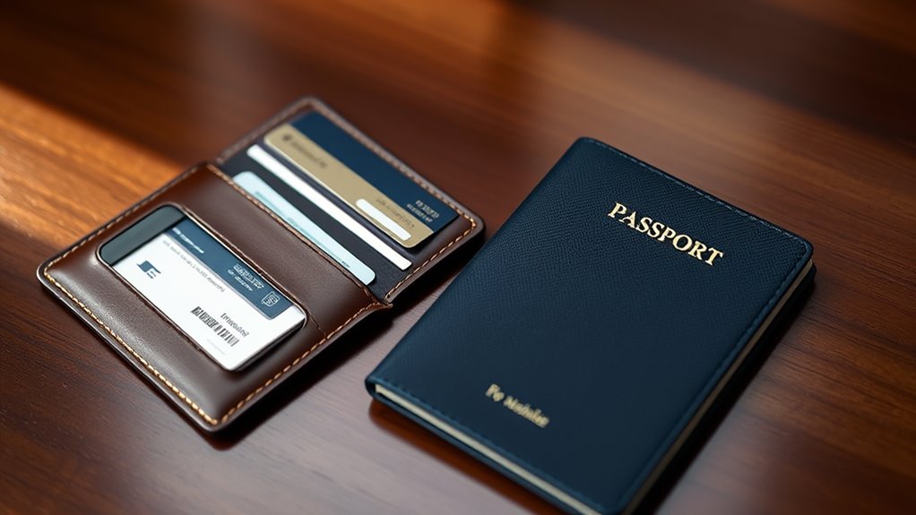 secure travel document organizer