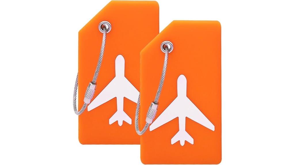 silicone luggage with id
