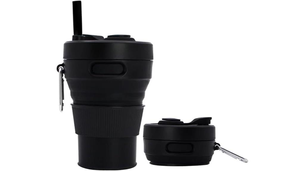 silicone reusable travel mug