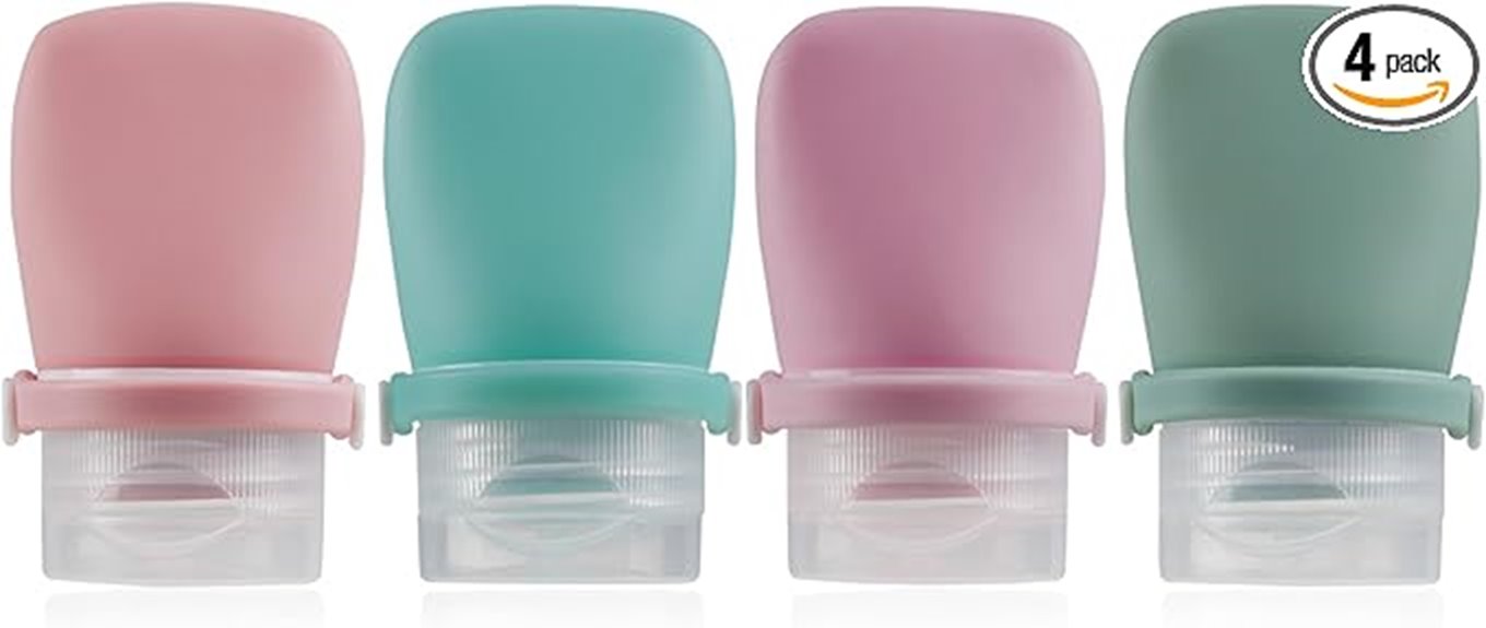 small travel toiletry bottles