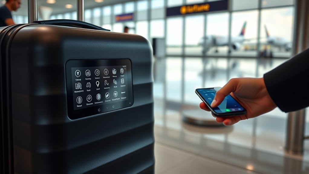 smart luggage security features