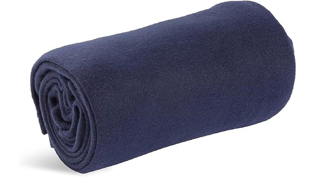 soft fleece travel blanket