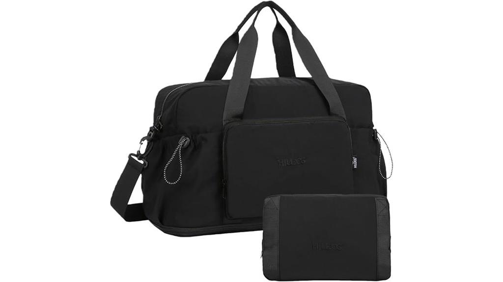 spacious collapsible travel bag