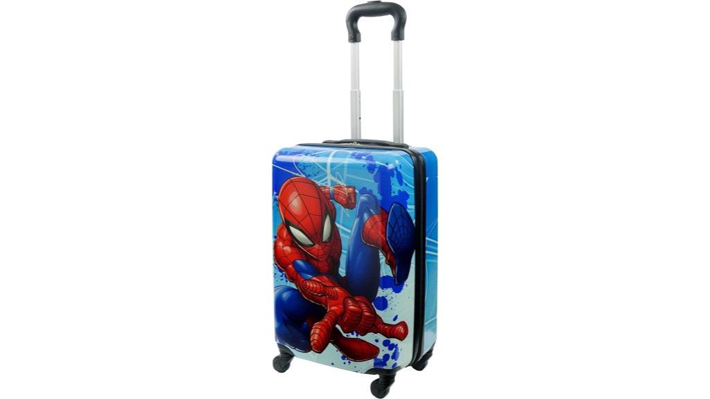 spider man kids luggage carry on