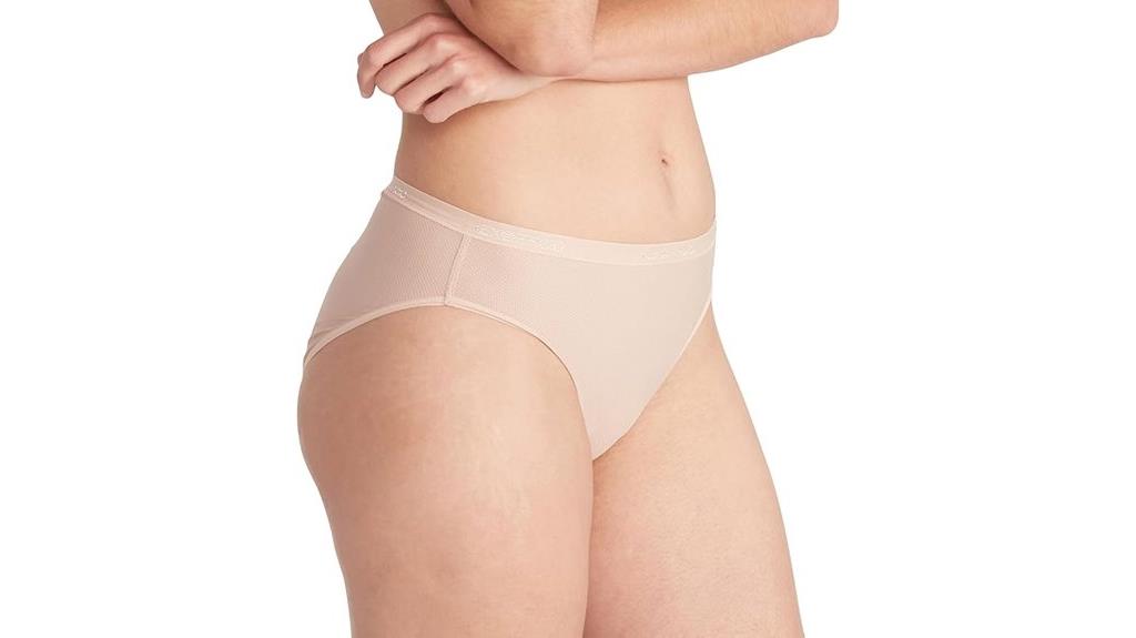 sporty mesh bikini briefs