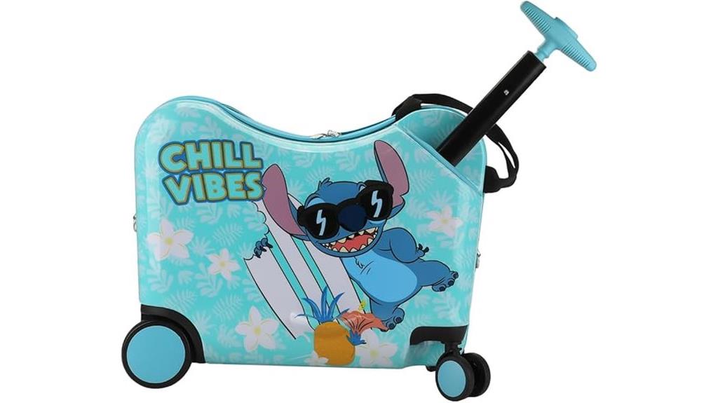 stitch children s luggage ride