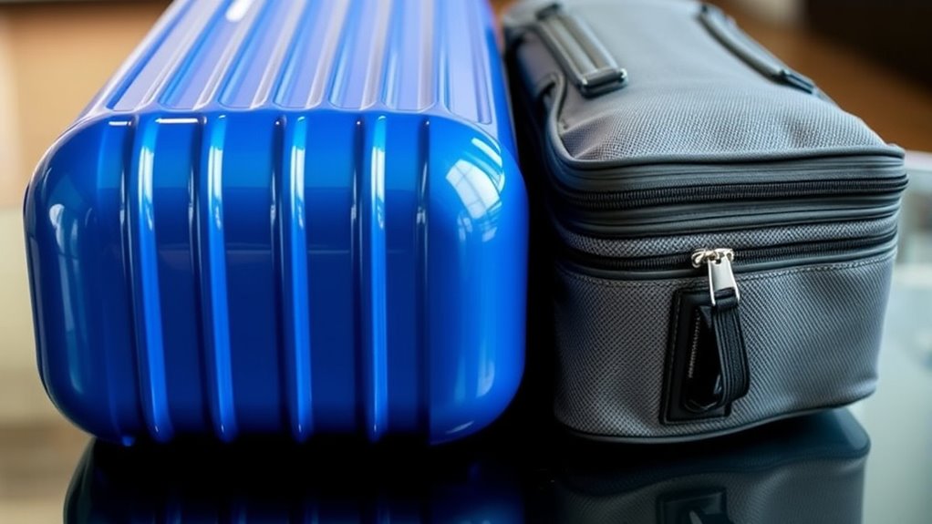 suitcase material comparison guide