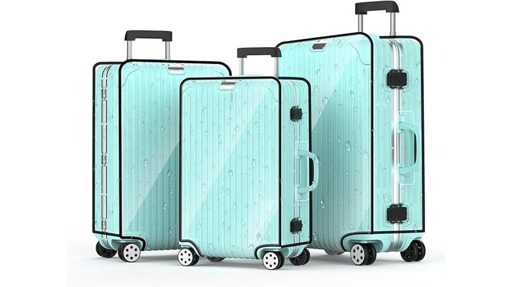 three piece luggage protectors