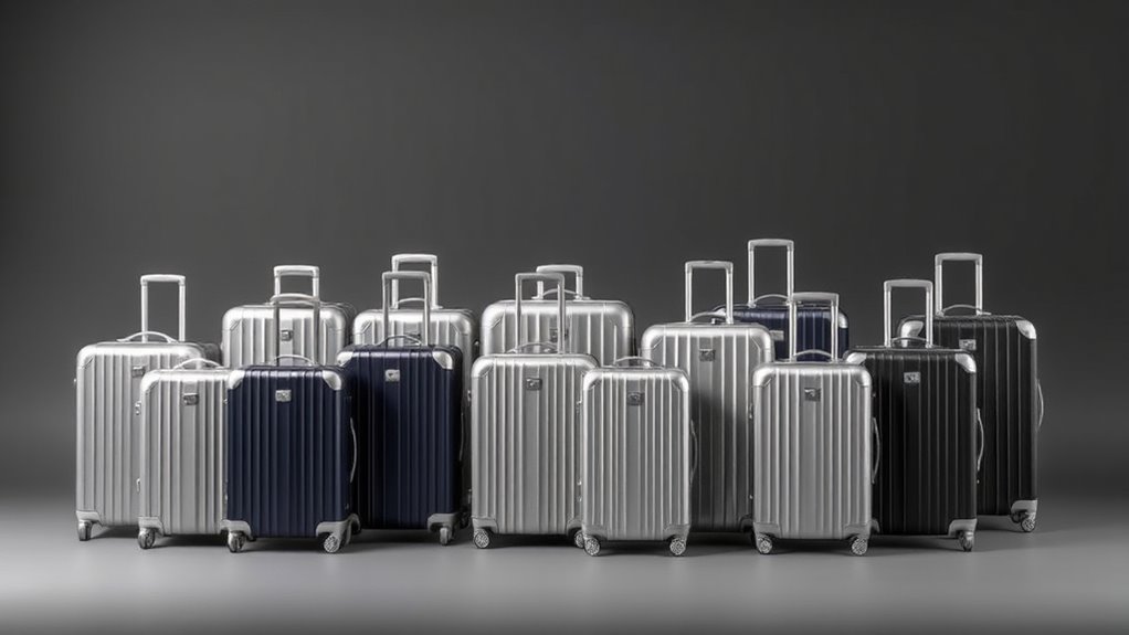 top aluminum luggage picks