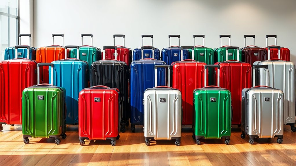 top durable stylish polycarbonate suitcases