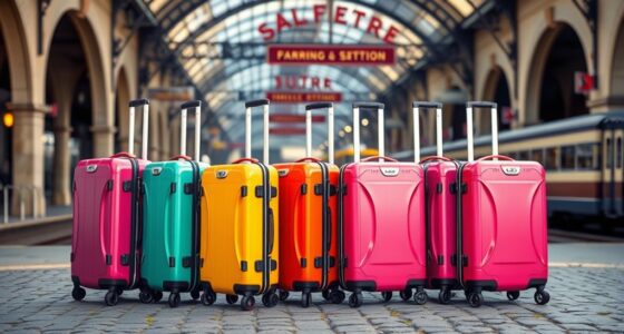 top european train travel luggage