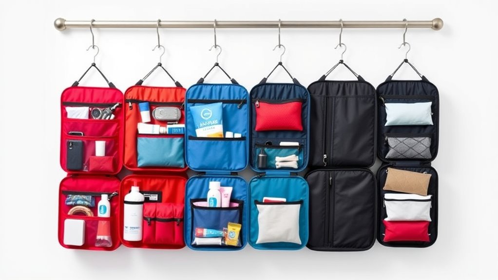 top hanging travel organizer
