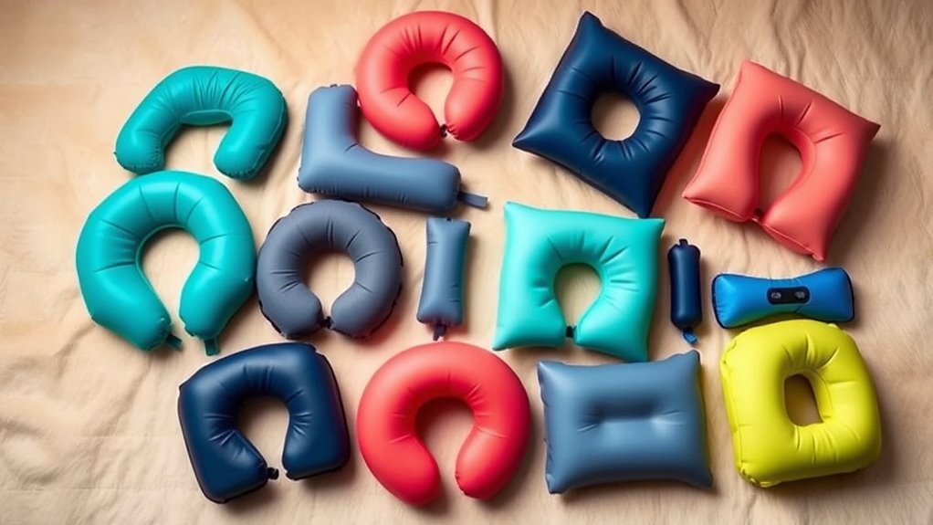 top inflatable travel pillows