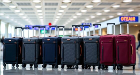 top stylish durable fabric suitcases