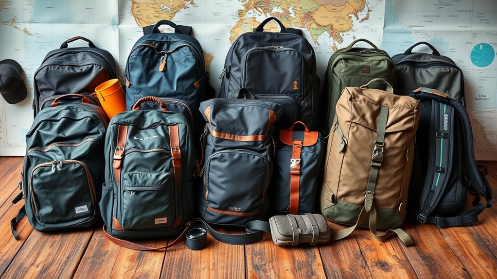 travel backpack types and features