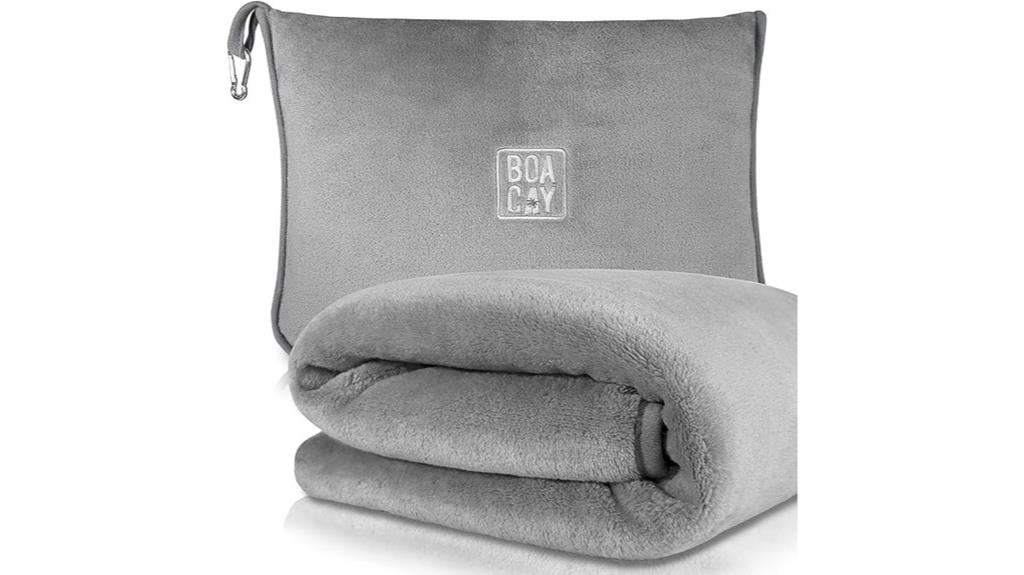 travel blanket with accessories