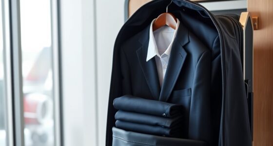 travel friendly suit storage