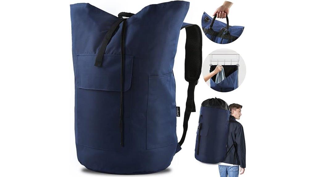 travel laundry backpack with pockets