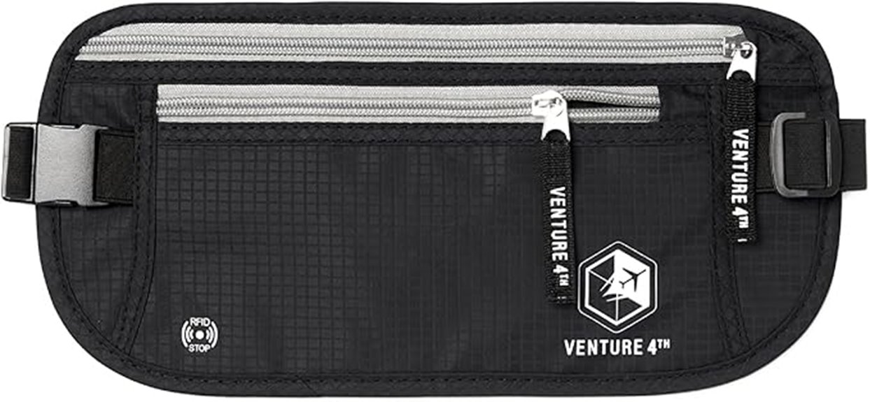 travel money belt with rfid