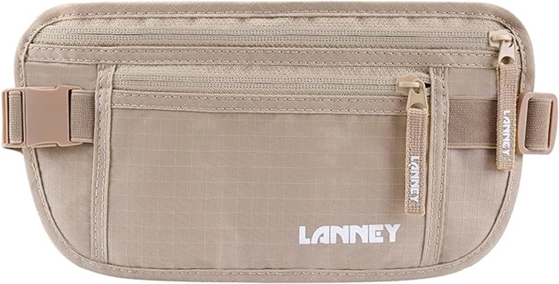 travel money belt with rfid