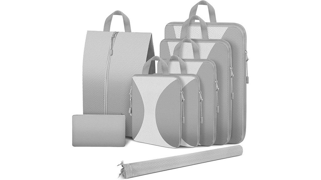 travel packing cube set