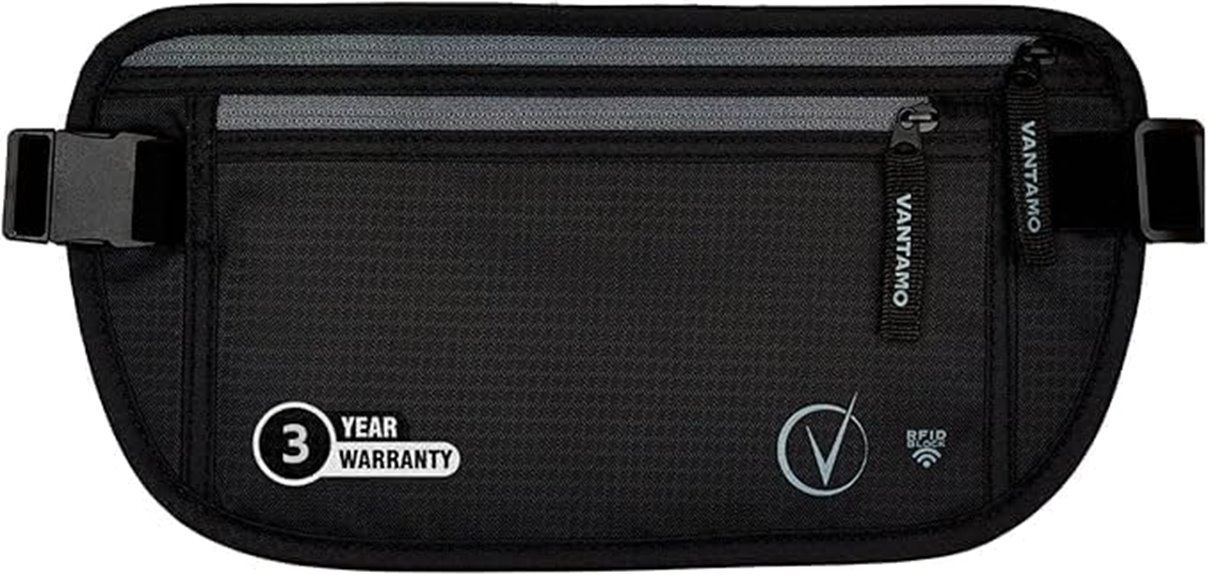 travel rfid money belt