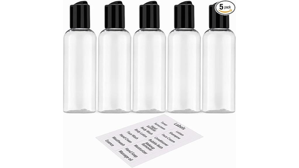 travel sized leakproof bottles