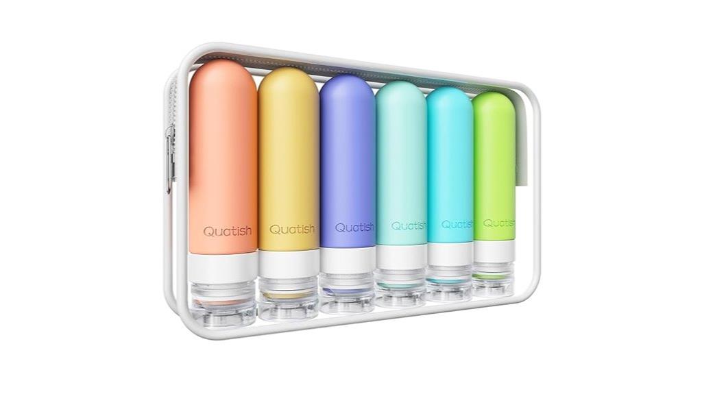travel sized toiletry bottles