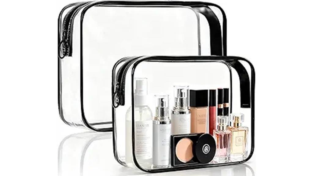 twin tsa approved makeup bags