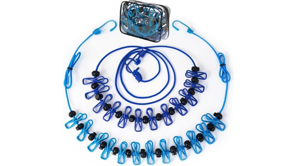 two pack camping clothesline