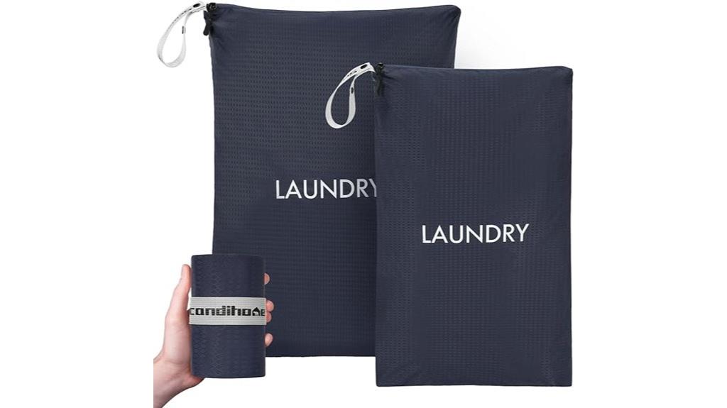 two piece travel laundry set
