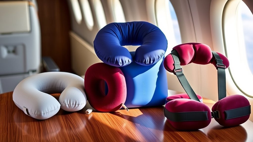 types of supportive travel pillows