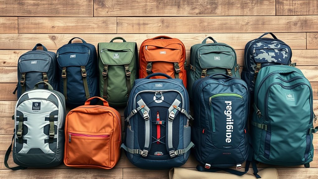types of travel backpacks