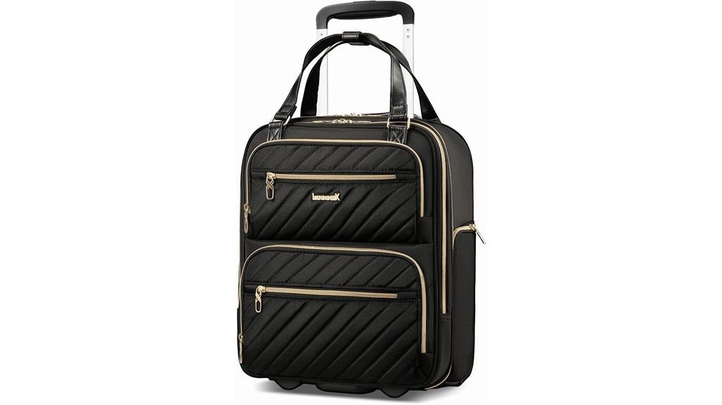 underseat wheeled carry on luggage