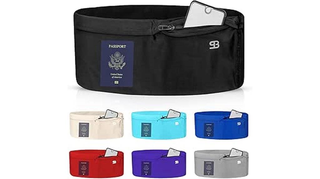 unisex travel money belt