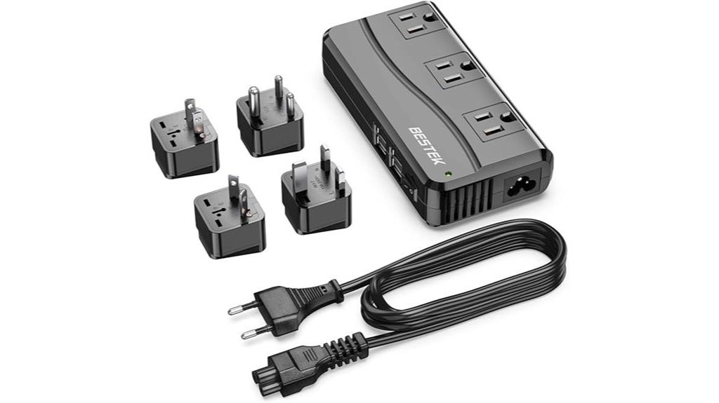 universal travel adapter with converter