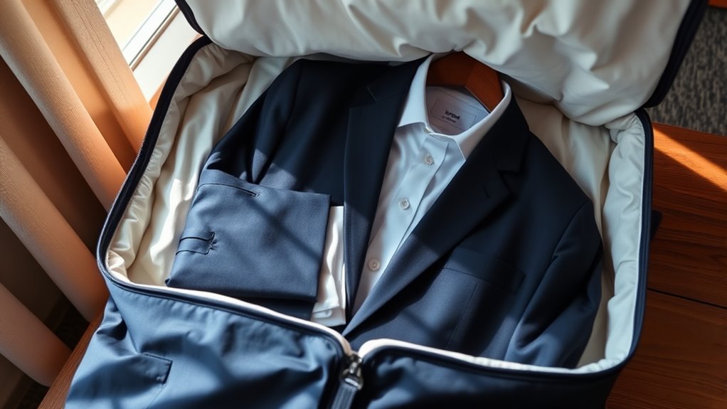 unpack hang immediately