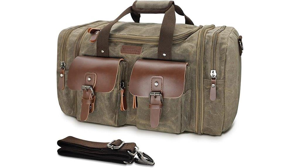 waterproof canvas duffle bag